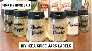 DIY Spice Jar Labels With Cricut Maker - Organized-ish