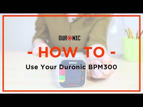 Duronic BPM300 | Portable | How To Measure Your Blood Pressure At Home