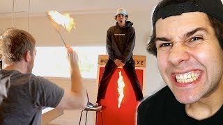 THIS WAS A HORRIBLE IDEA!! (FIRE) by David Dobrik 15,282,874 views 4 years ago 4 minutes, 21 seconds