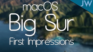 First Impressions: macOS 11.0 "Big Sur" Beta 1