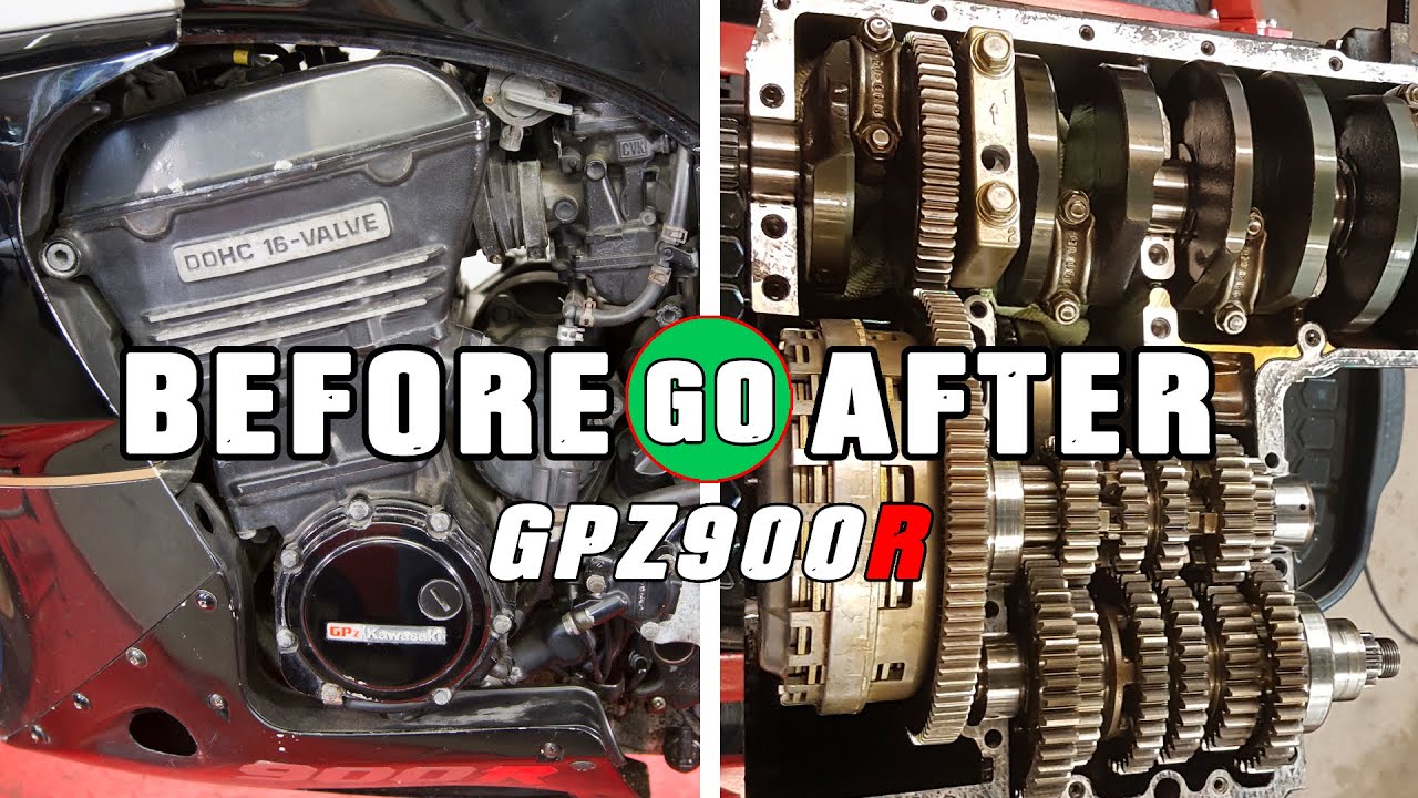Kawasaki Ninja GPZ900R - Engine Tear Down!!