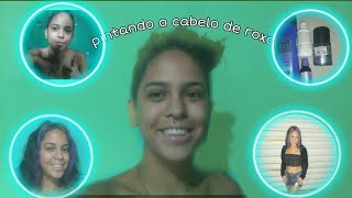 Pintando O Cabelo De Roxo Primeiro Vídeo No C