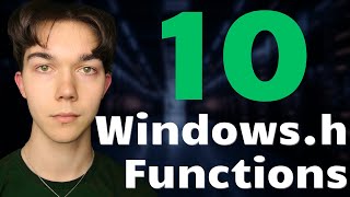 YOU have to KNOW this Windows API functions