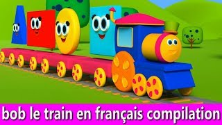 Bob Le train - Construire des figures | bob le train compilation | bob le train français