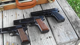 3 Browning Hi-Power Pistols