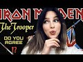 Iron Maiden - The Trooper (Live at Estadio, Chile) [REACTION VIDEO] | Rebeka Luize Budlevska