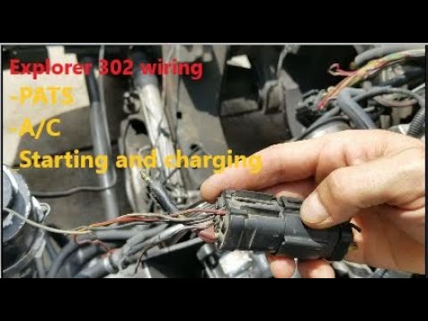 Wiring 96-01 Ford Explorer 302 EFI into 98 Ranger swap starting, charging, and PATS info