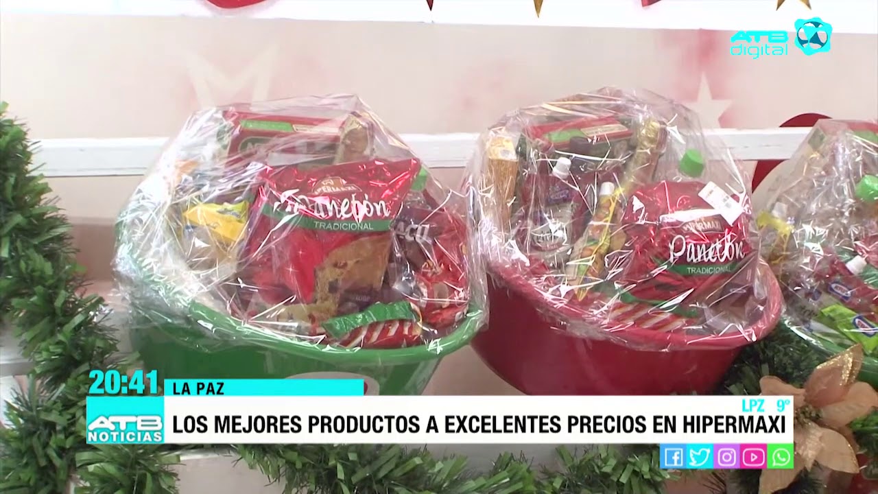 Hipermaxi ofrece una variedad de productos y a mejores precios por las fiestas de fin de año