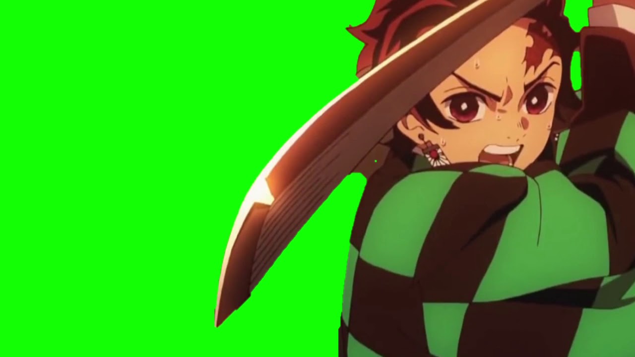 【Kimetsu no Yaiba】Tanjiro 5 Demon Slayer Green Screen Effects ,Green