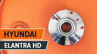 Urmăriți un ghid video despre înlocuire HYUNDAI TERRACAN Capotă față / piese / izolare fonică