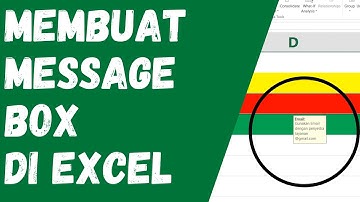 CARA MEMBUAT MESSAGE BOX DI MICROSOFT EXCEL - TEACH ID