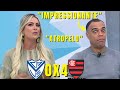 RENATA FAN E DENILSON SE DERRETEM COM GOLEADA DO FLAMENGO &quot;IMAGINA ABEL E FELIPÃO VENDO O FLAMENGO&quot;