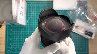 Rokinon 14mm F2.8 wide angle unboxing - Great low budget lens for astrophotography
