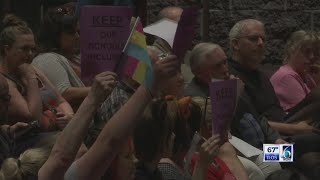 Proposed Flag Policy Sparks Debate At Fowlerville District Meeting