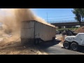 Big rig overturns