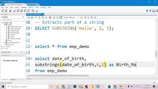 STRING FUNCTIONS