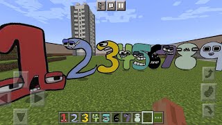 Number Lore Addon Nextbots in Minecraft PE | MCPE Mod