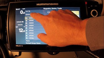 Exporting Waypoints in Humminbird Electronics!