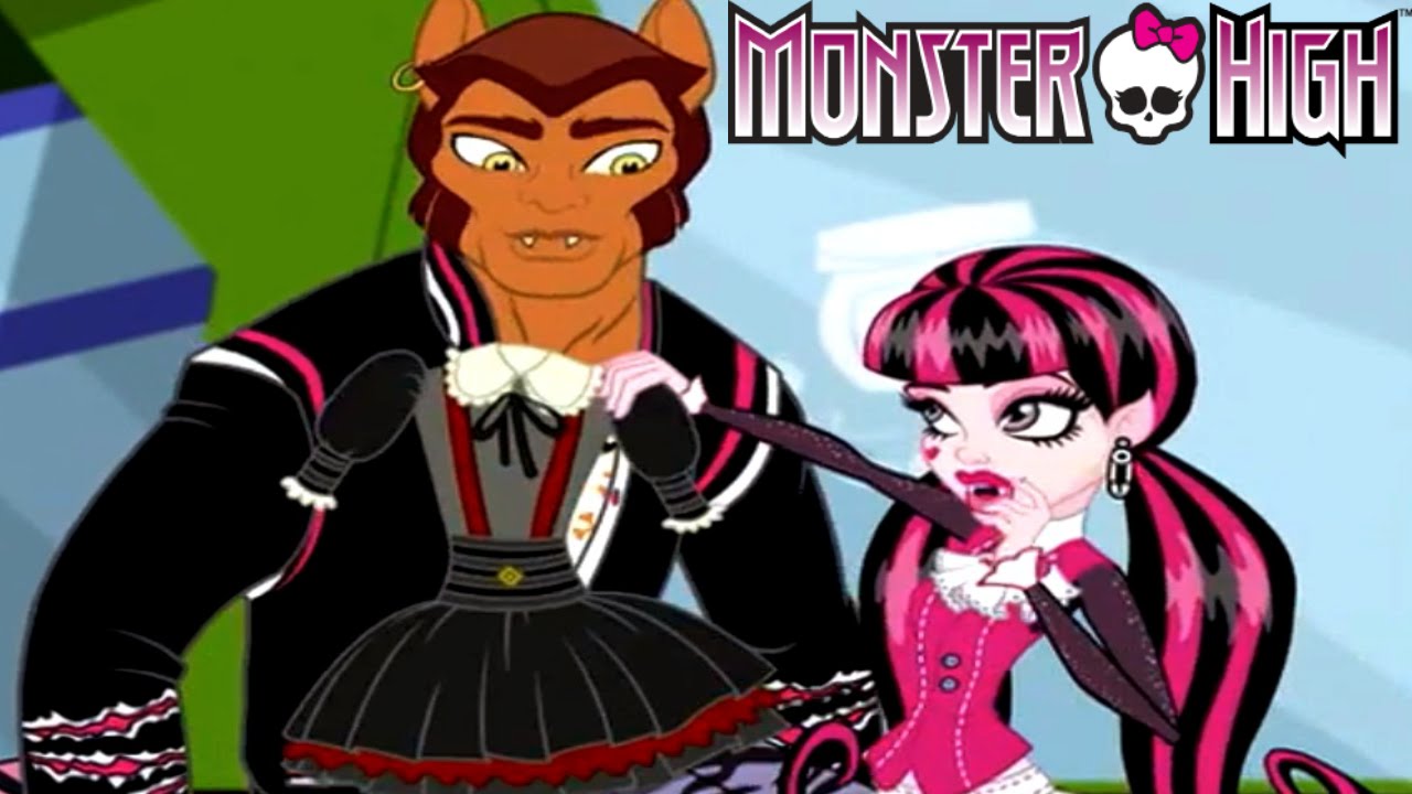 monster high draculaura and clawd