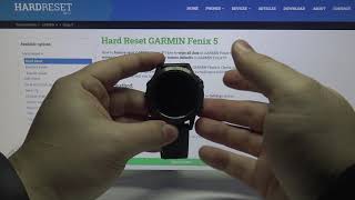 How to Factory Reset GARMIN Fenix 5 Performer – Delete All Content & Settings screenshot 5