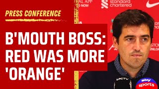 Liverpool's red was more "ORANGE" | Bournemouth manager reacts to Alexis Mac Allister red card
