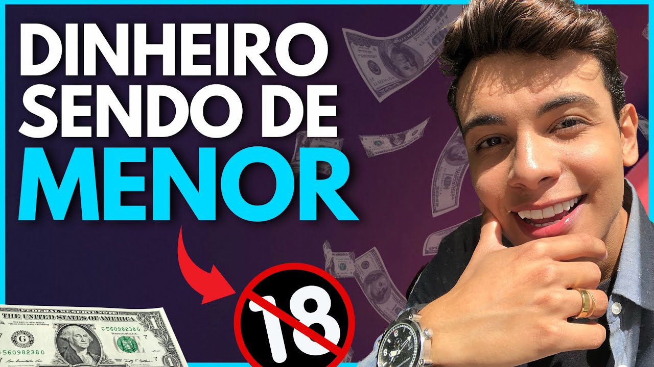 Como GANHAR DINHEIRO RÁPIDO sendo MENOR DE IDADE  RENDA EXTRA sendo  jovem/adolescente 💰💵 