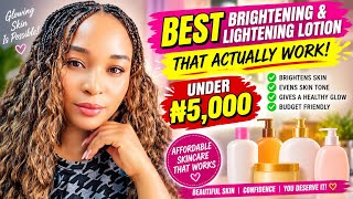 Best brightening and lightening body lotions that actually work