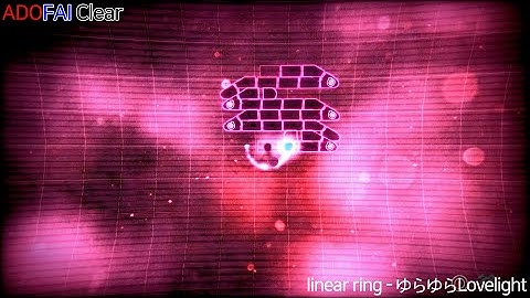 epilepsy warning | ADOFAI Clear | 빛이 나는 러브라이트 | linear ring - ゆらゆらLovelight (short) by Editor AlriC