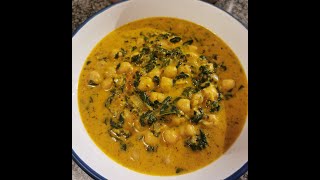Chickpea and Spinach Curry | Vegan Curry