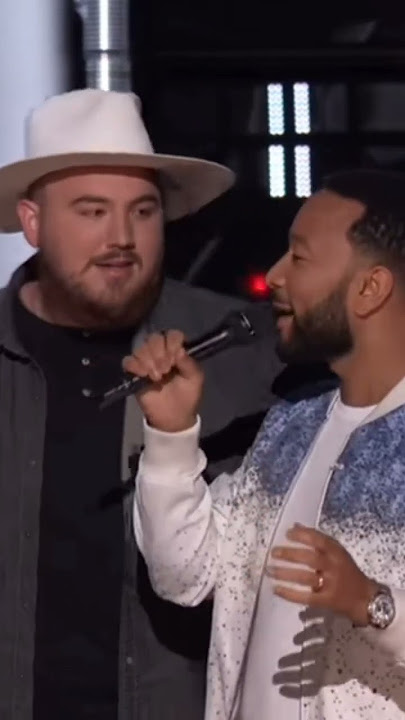 John Legend amazes everyone at The Voice singing All Of Me with a contestant!!
