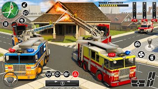 City Rescue Fire Truck Games - Fire Truck Driving Simulator 2023 Mobile | 30 sec gameplay trailer screenshot 4