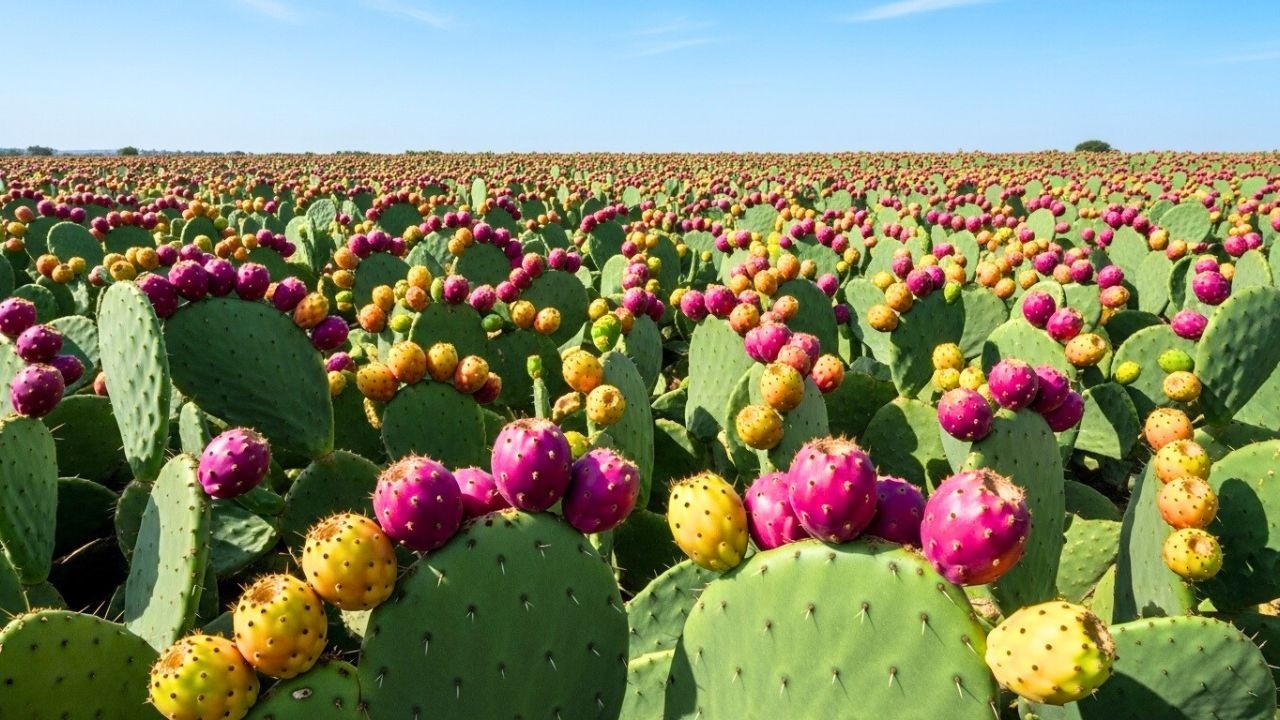 CÓMO se PRODUCEN y PROCESAN los NOPALES y TUNAS 🌵 | Cultivo y transformación masiva