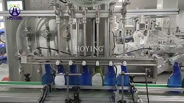 Automatic filling trigger bottle capping machine