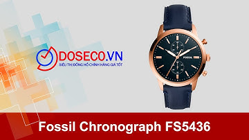 [Góc Review nhanh] #684: Đồng hồ Fossil chronograph FS5436
