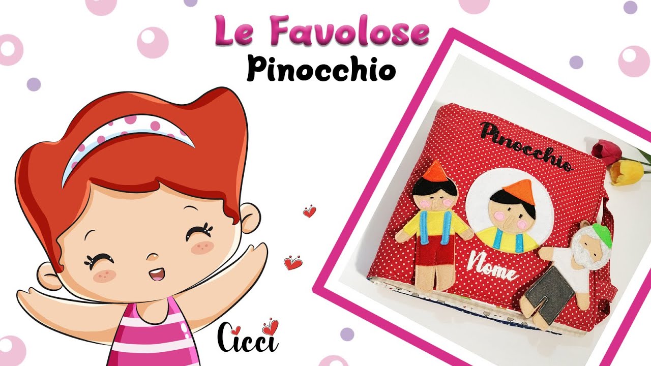 Favola di Pinocchio, Quiet Book, libro sensoriale