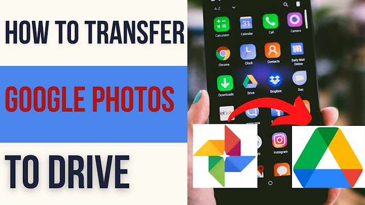 How to move videos from google photos to google drive