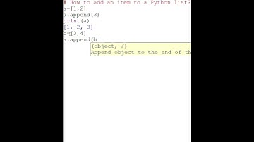How to Add an Item to a Python List? 🐍📋 #shorts #learnpython