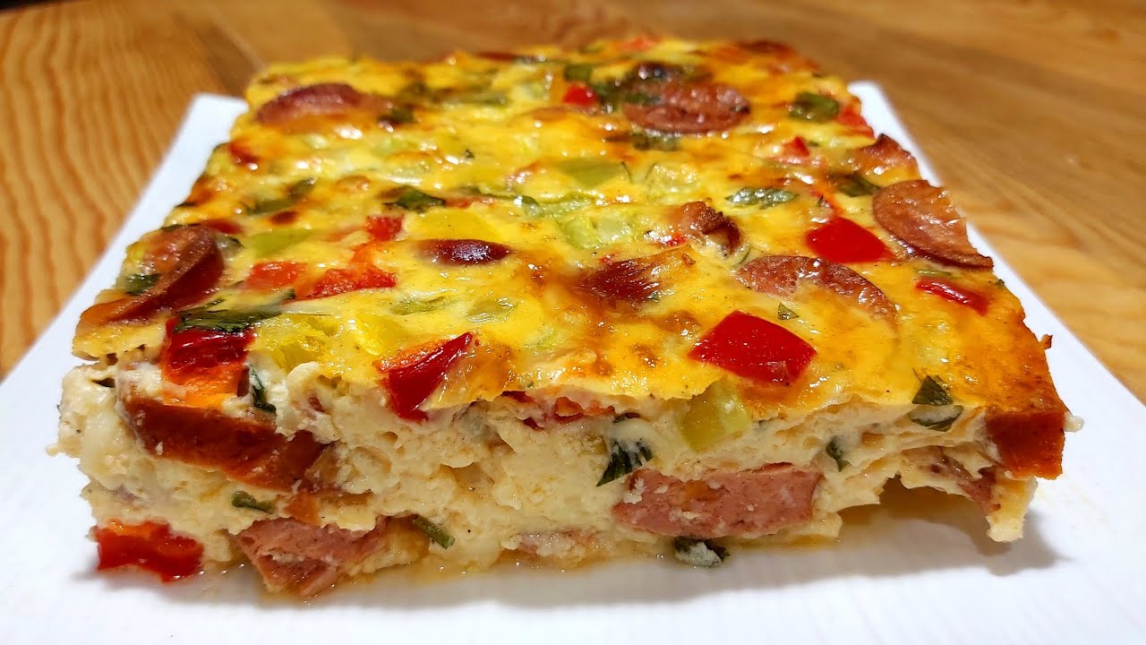 FRITATA, vrlo jednostavno a jako bogato i ukusno jelo  (keto jelo)