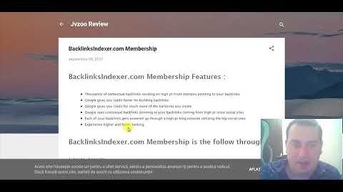 BacklinksIndexer com Membership Review