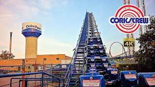 2024 Corkscrew Roller Coaster On Ride 4K POV Cedar Point