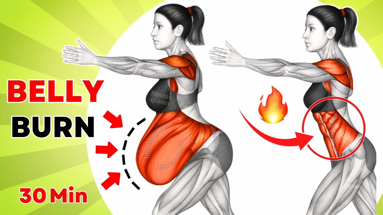 Over 50, Overweight 30-Min BELLY BURN! Stand & Melt in 1 Week (New ...