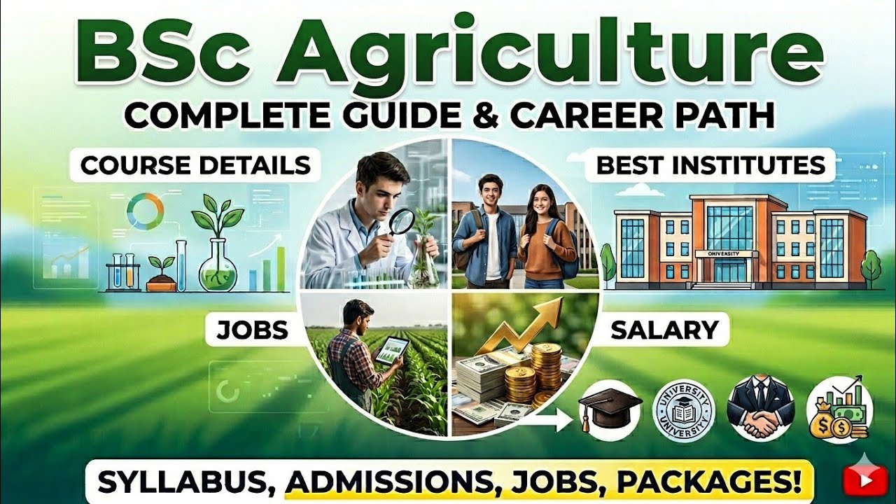 BSc Agriculture Course Details 2026 | Syllabus, Best Colleges, Jobs ...