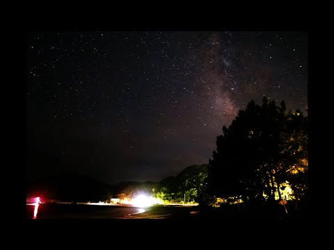 南伊豆の空と雲　/　「星空の四季・夏の終わり」4K星空タイムラプス　‘’BGM ある晴れた日の海　by Amacha‘’      #南伊豆　#秋の星空　# 天の川