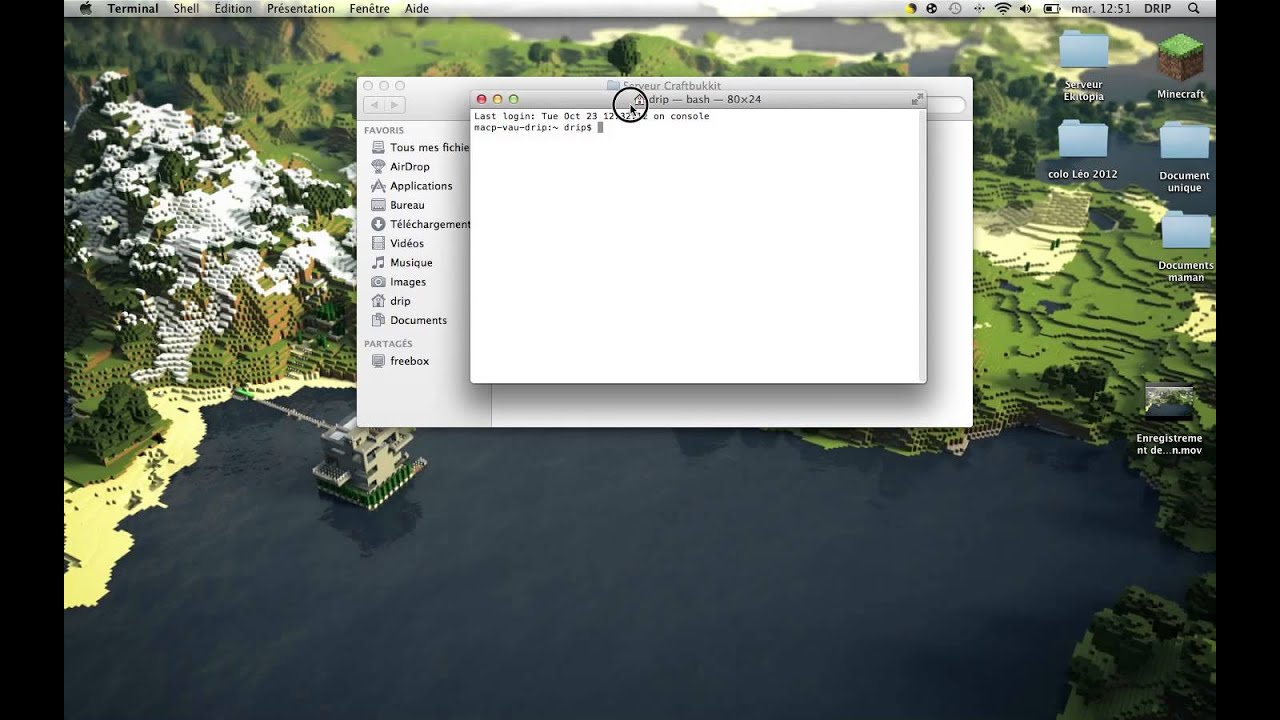 Comment Voir La Version De Son Mac TUTO: Crée un serveur Craftbukkit version 1.3.2 (Mac) - YouTube