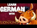 "The Lion King". Learn German with movies.