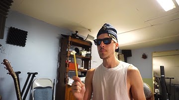 Making a beat using random objects found in my room