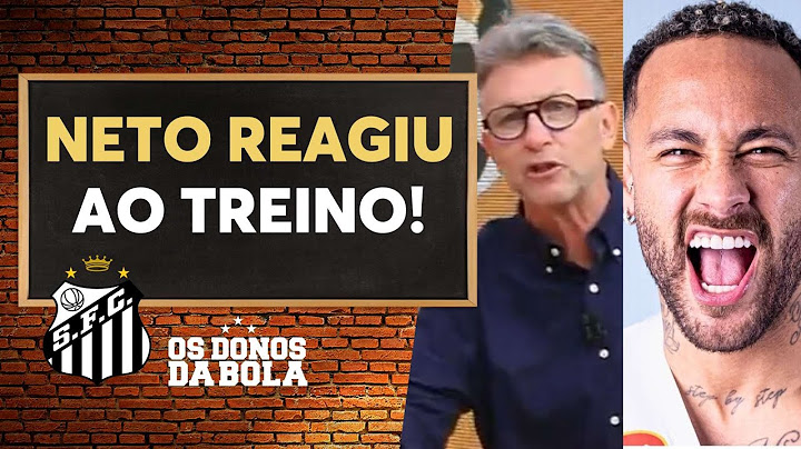 Neto reage aos treinos de Neymar no Santos: ‘Ninguém vai segurar’