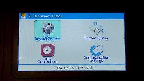 UHV-20A Transformer DC Winding Resistance Tester