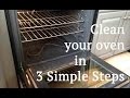 How to clean your oven in 3 simple steps with DIY cleaner