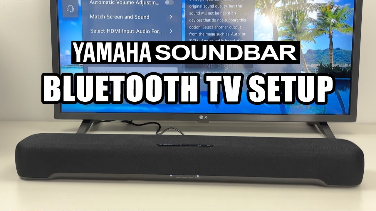 Yamaha サウンドバー Bluetooth 接続 Yamaha Soundbar : How to TV Setup Using Bluetooth - YouTube